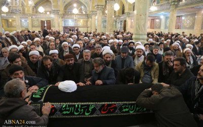 Secretary-General of AhlulBayt (a.s.) World Assembly attends at funeral c ( (21).jpg